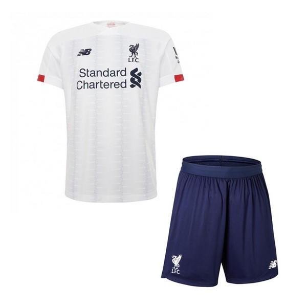 Maillot Football Liverpool Exterieur Enfant 2019-20 Blanc